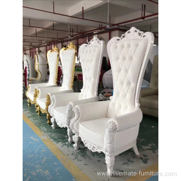 high back cheap carved king throne chair